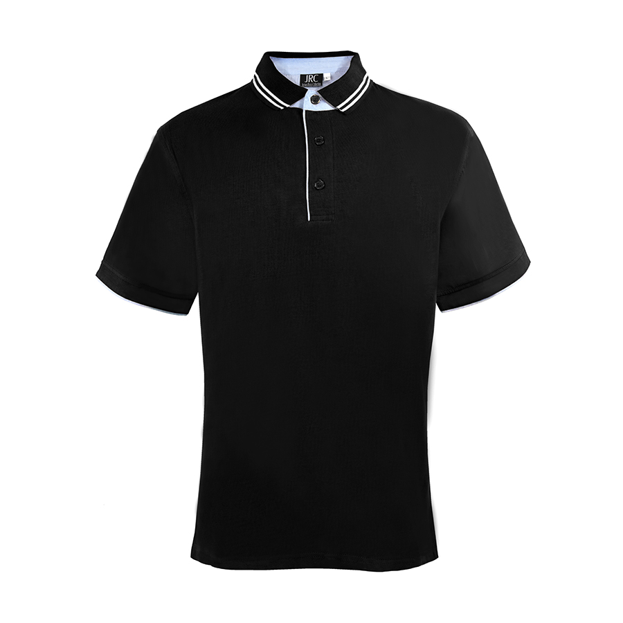 Рубашка поло мужская RODI MAN, черный, M, 100% хлопок, 180 г/м2