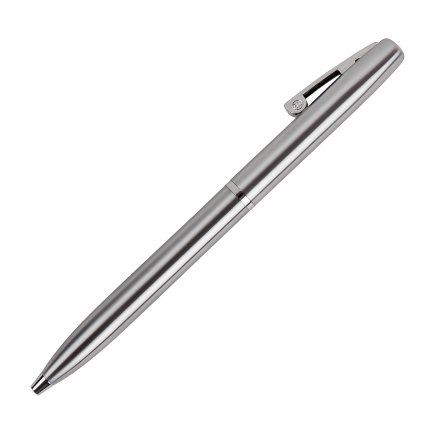 CLICKER, ручка шариковая, красный/хром, металл. Фото �2