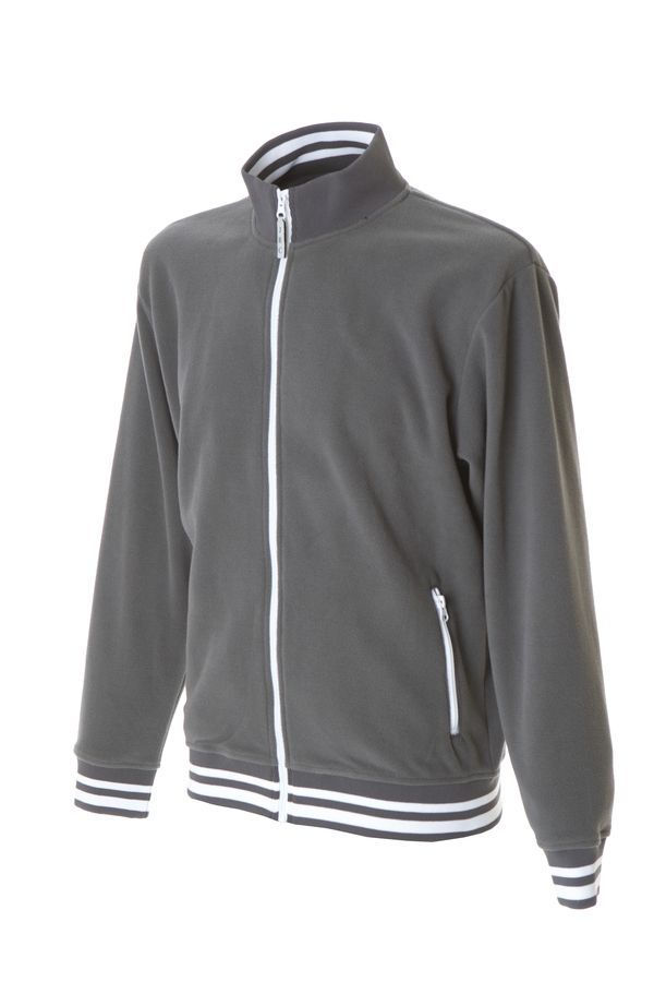 NORVEGIA Куртка флис, на молнии, серый, размер XL