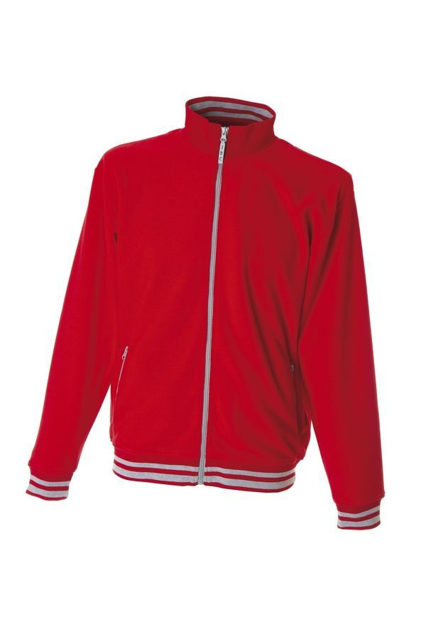 NORVEGIA Куртка флис, на молнии, красный, размер XL