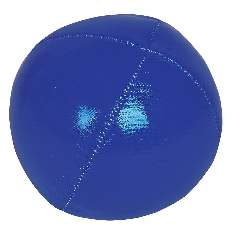 Мяч-антистресс, синий, D=6,5см, искусственная кожа
