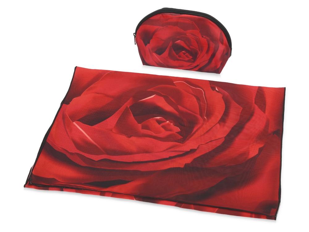 Набор Роза: косметичка и шарф. Фото �2