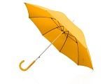 Зонт-трость механический с полупрозрачной ручкой, желтый