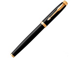 Ручка-роллер Parker (Паркер) IM Core Black GT, черный/золотистый