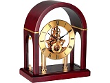 Часы Триумфальная арка, золотистый/красное дерево