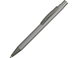 Ручка металлическая soft touch шариковая Tender с зеркальным слоем, серый
