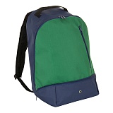Рюкзак "CHAMP'S" зеленый, темно-синий, 100% полиэстер